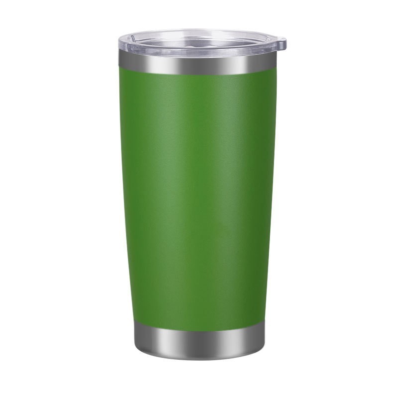 25 Pack China Warehouse 20oz powder coated coffee car tumblers with leak proof normal lids for laser engraving