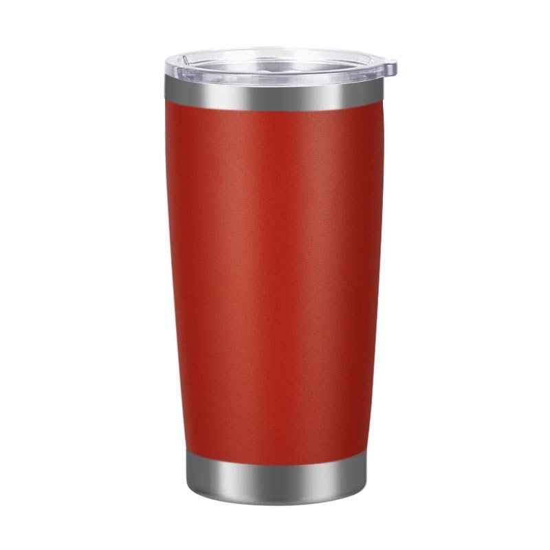 25 Pack China Warehouse 20oz powder coated coffee car tumblers with leak proof normal lids for laser engraving