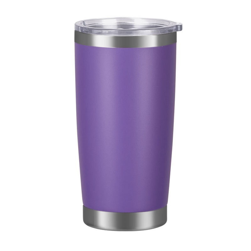 25 Pack China Warehouse 20oz powder coated coffee car tumblers with leak proof normal lids for laser engraving