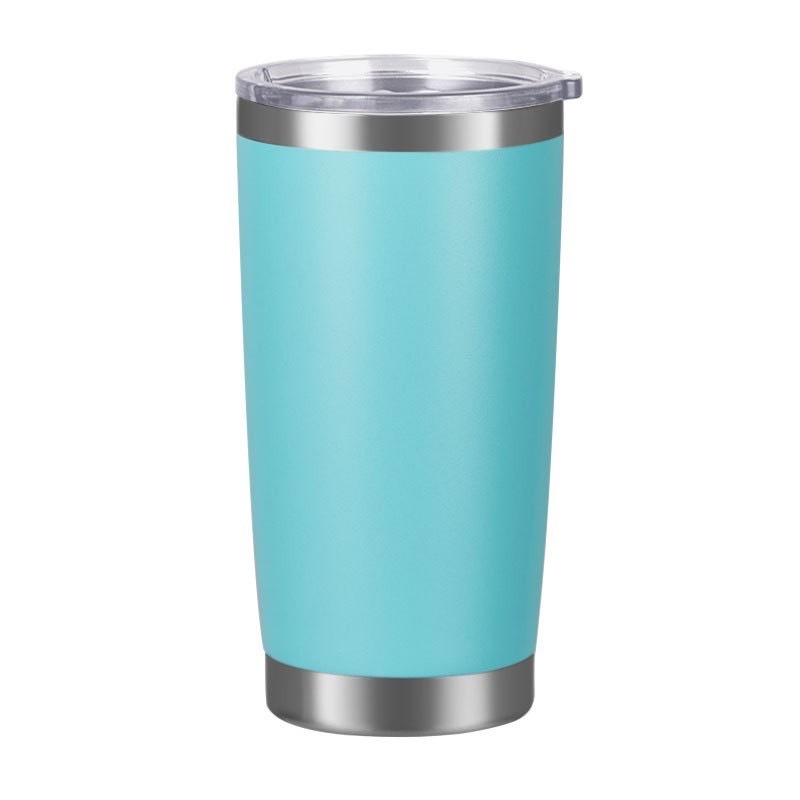 25 Pack China Warehouse 20oz powder coated coffee car tumblers with leak proof normal lids for laser engraving