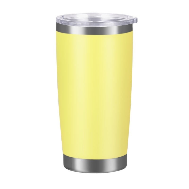 25 Pack China Warehouse 20oz powder coated coffee car tumblers with leak proof normal lids for laser engraving