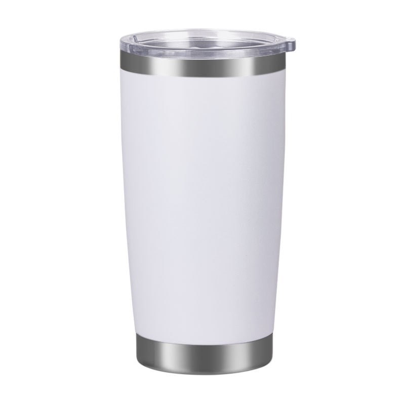 25 Pack China Warehouse 20oz powder coated coffee car tumblers with leak proof normal lids for laser engraving