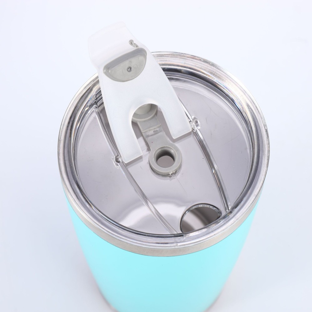 25 Pack China Warehouse 20oz powder coated coffee car tumblers with leak proof normal lids for laser engraving