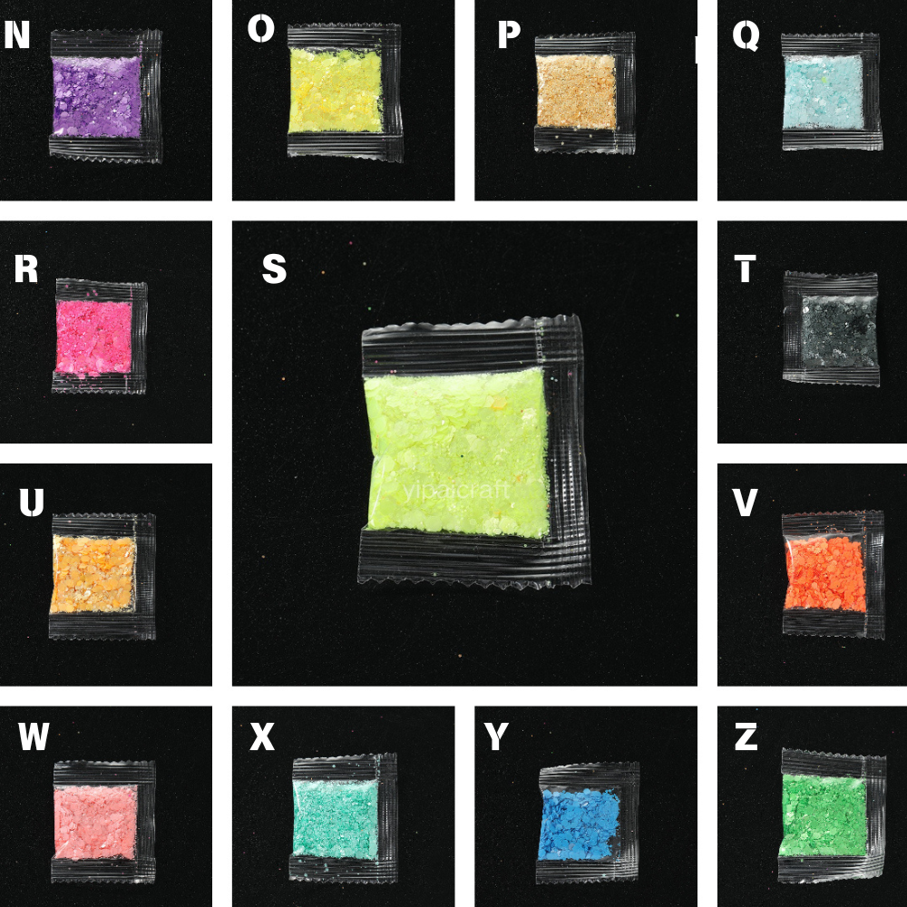 1Kg Pack Total 5Kgs Yipai China Warehouse 0.4mm 1mm 2.5mm Glitter for Art Crafts Tumbler Scrapbook Jewelry Making, Assorted Body Face Hair Glitter Bulk Ship By Air