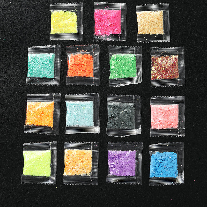 1Kg Pack Total 5Kgs Yipai China Warehouse 0.4mm 1mm 2.5mm Glitter for Art Crafts Tumbler Scrapbook Jewelry Making, Assorted Body Face Hair Glitter Bulk Ship By Air