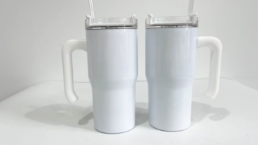 25 Pack YIPAI USA Warehouse Blank Sublimation White 20oz Kids Students Tumbler