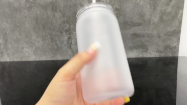 50 Pack YIPAI China Warehouse 16oz Frosted Plastic Can For UV DTF Wraps