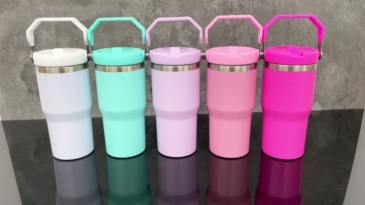 25 Pack YIPAI China Warehouse 20oz Macaron Colors Matte Sublimation School Water Bottle Kids Tumblers