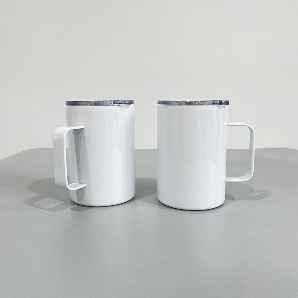 40Pack YIPAI China Warehouse 12oz White Blank Sublimation Travel Coffee Mugs for DIY