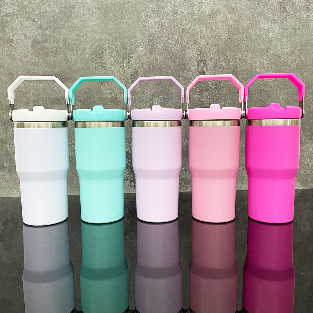 YIPAI China Warehouse 20oz Macaron Colors Matte Sublimation School Water Bottle Kids Tumblers