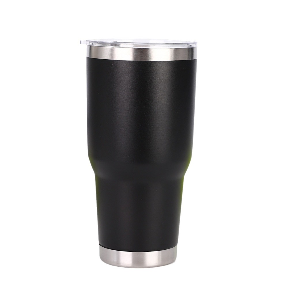 25 Pack China Warehouse 30oz Yeti Style powder coated coffee car tumblers with push piece lids for laser engraving