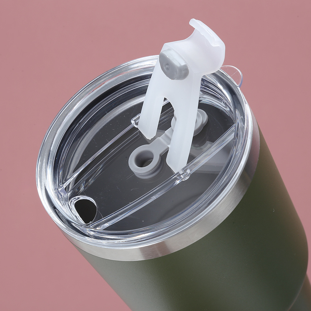 25 Pack China Warehouse 30oz Yeti Style powder coated coffee car tumblers with push piece lids for laser engraving