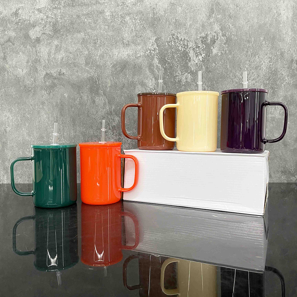 25 Pack YIPAI USA Warehouse 17oz Blank Sublimation Glass Mugs for Coffee Hot Cocoa Pretty Warm Autumn Fall Winter Color Gass Cups for UV DTF Wraps