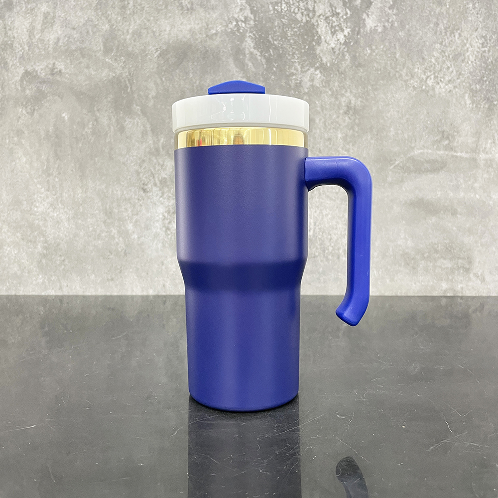 25 Pack Yipai China Warehouse Update H2.0 20oz Power Coated Gold Plated Tumblers for Laser Engraving Kids Cute Mix Color Mugs with Plastic Handle