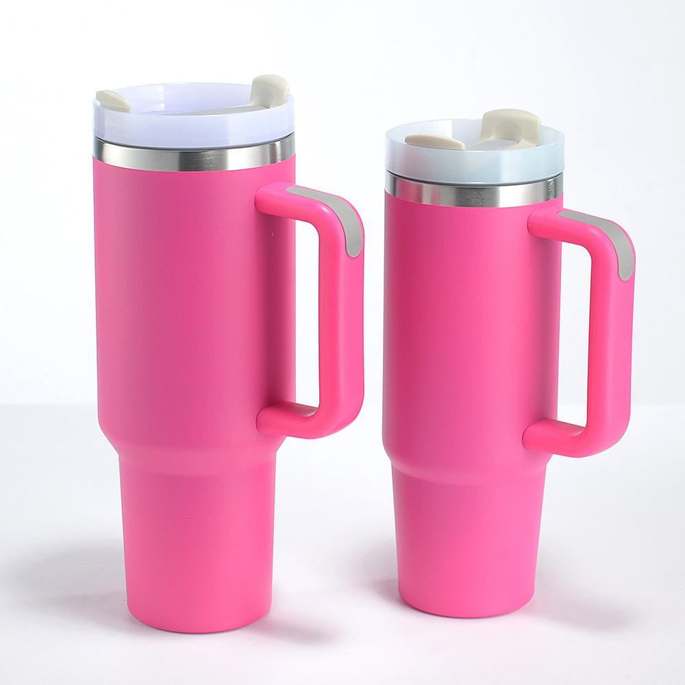25 Pack USA Warehouse 30oz H2.0 Powder Coat Stanley Quencher Tumblers for Laser Engrabing
