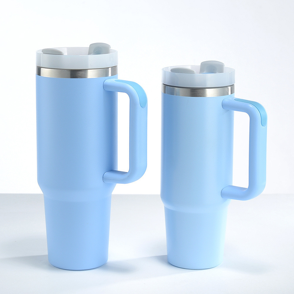 25 Pack USA Warehouse 30oz H2.0 Powder Coat Stanley Quencher Tumblers for Laser Engrabing