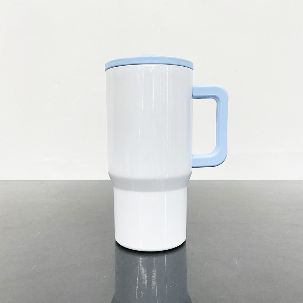 25 Pack YIPAI USA Warehouse White 20oz Kids Blank Sublimation Stainless Steel Tumblers with Leak Proof Straw Lids