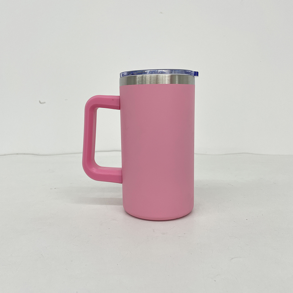 25 Pack Yipai China Warehouse Blank Sublimation 20oz Coffee Mugs with Removable Plastic Handle