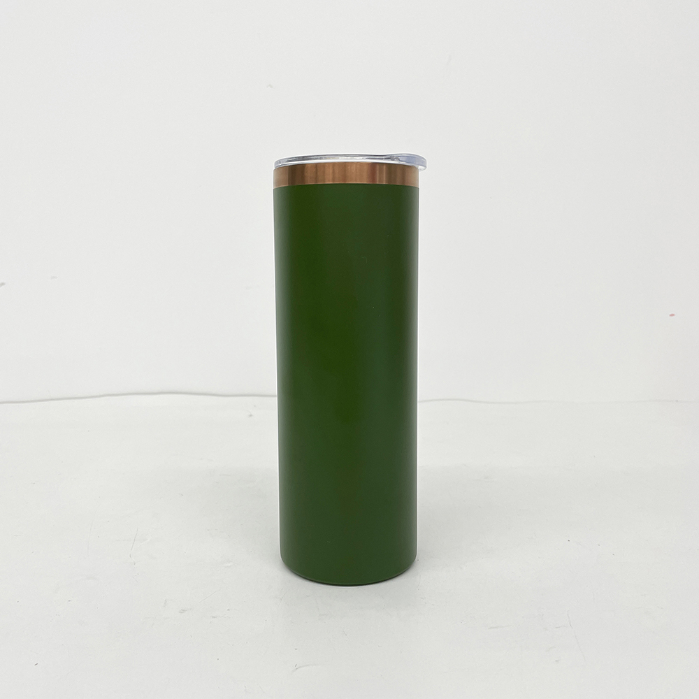 25 Pack YIPAI China Warehouse Copper Plated 20oz Straight Tumbler for Laser Engraving