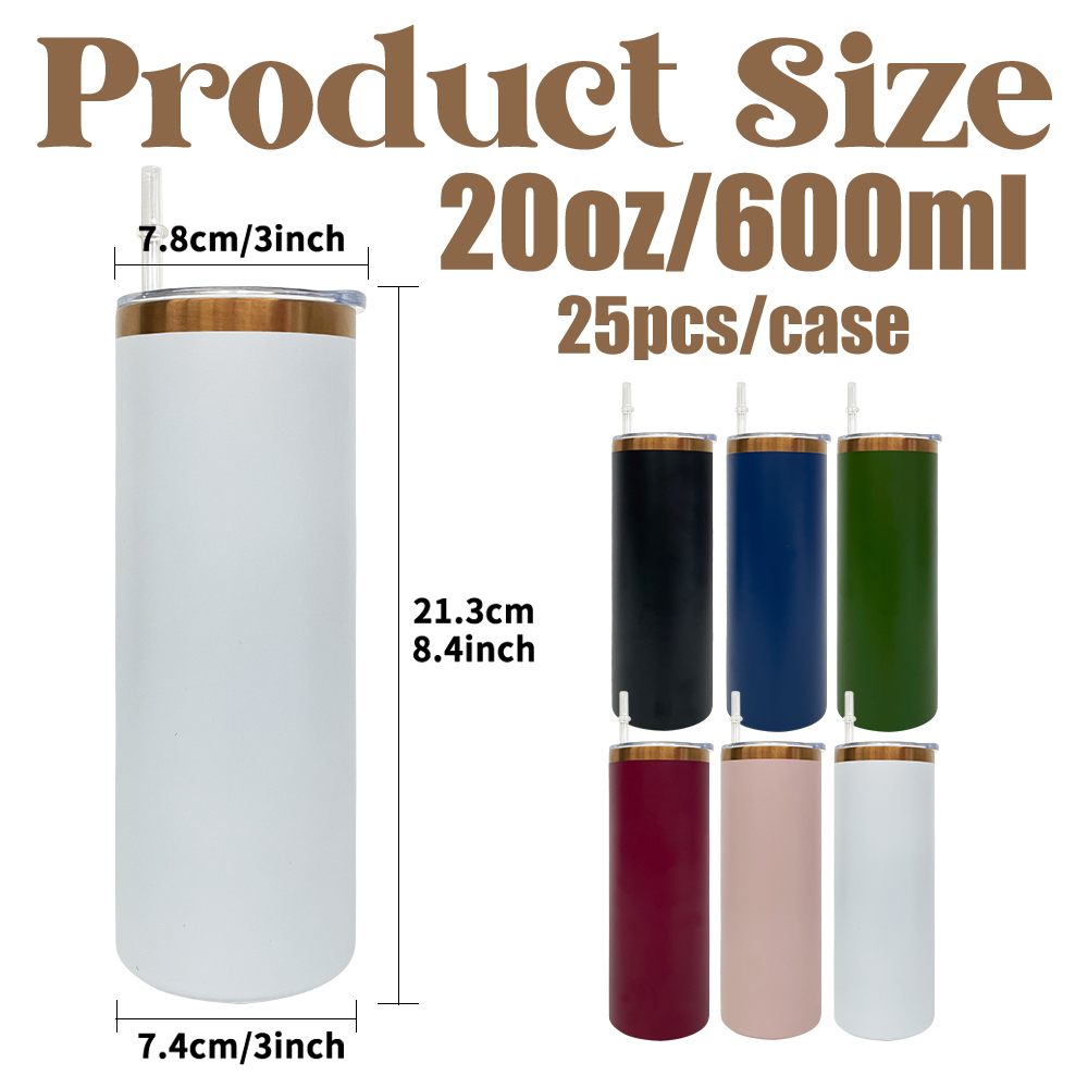 25 Pack YIPAI China Warehouse Copper Plated 20oz Straight Tumbler for Laser Engraving