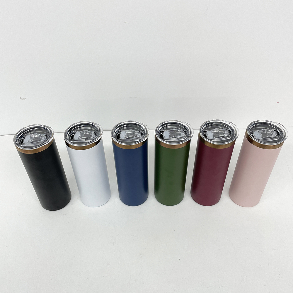 25 Pack YIPAI China Warehouse Copper Plated 20oz Straight Tumbler for Laser Engraving