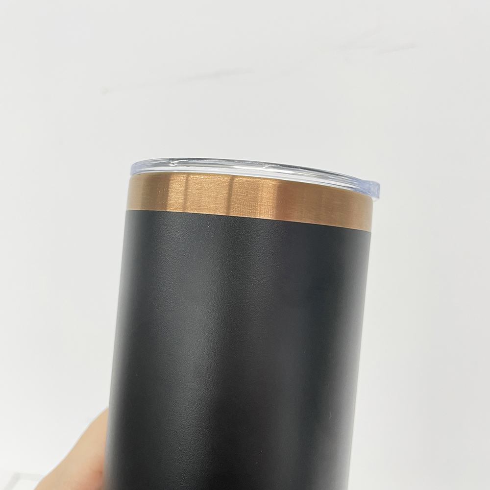 25 Pack YIPAI China Warehouse Copper Plated 20oz Straight Tumbler for Laser Engraving