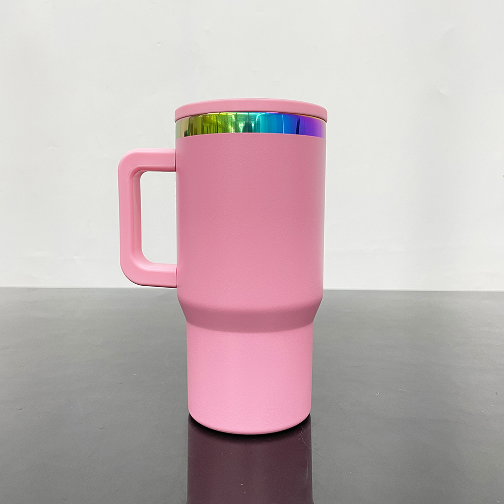 25 Pack YIPAI USA Warehouse 20oz Kids Stainless Steel Tumblers with Leak Proof Straw Lids Rainbow Underneath Power Coated Tumblers for Laser Engraving