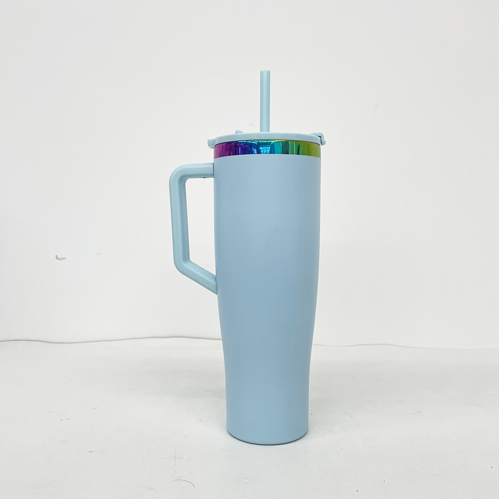 20 Pack YIPAI China Warehouse NEW STYLE Curved 40oz Tumbler with Rainbow Underneath for Laser Engraving