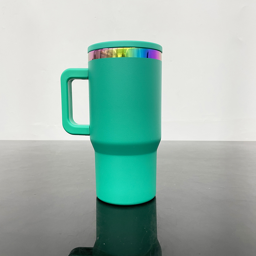 25 Pack YIPAI USA Warehouse 20oz Kids Stainless Steel Tumblers with Leak Proof Straw Lids Rainbow Underneath Power Coated Tumblers for Laser Engraving