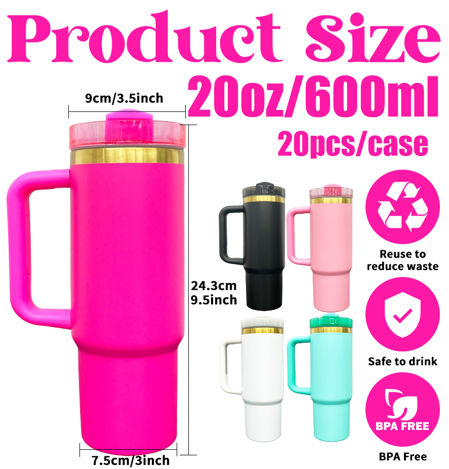 20 Pack Yipai China Warehouse Gold Plated Powder Coated H2.0 30oz Tumbler for Laser engraving and UV DTF wraps