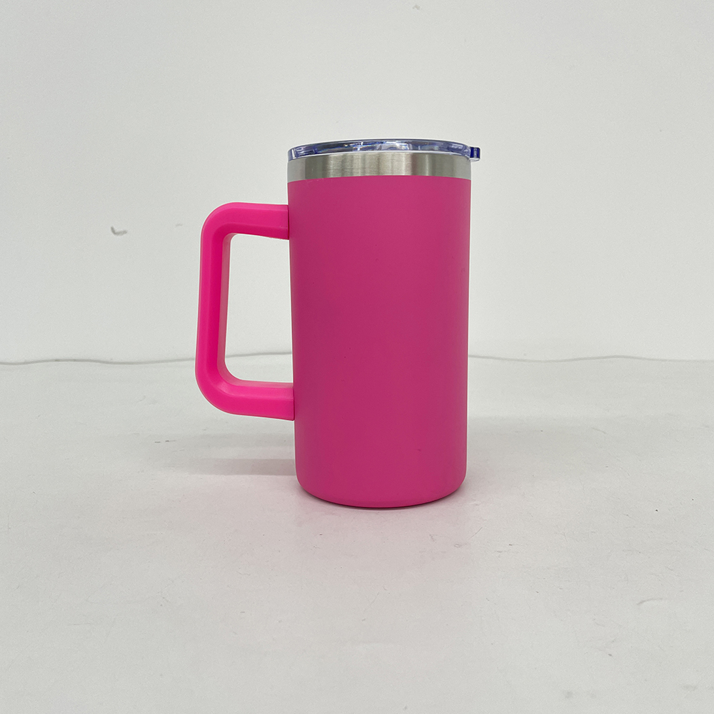 25 Pack Yipai China Warehouse Blank Sublimation 20oz Coffee Mugs with Removable Plastic Handle