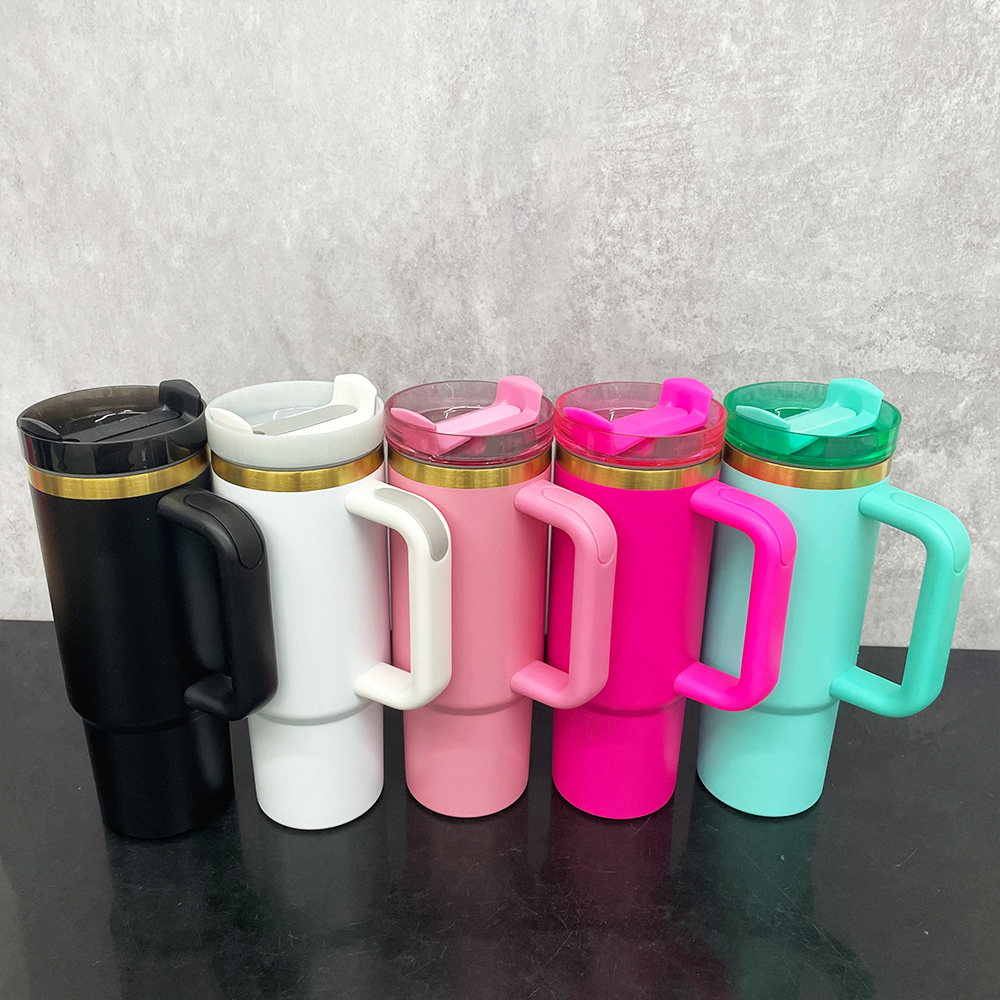 20 Pack Yipai China Warehouse Gold Plated Powder Coated H2.0 30oz Tumbler for Laser engraving and UV DTF wraps
