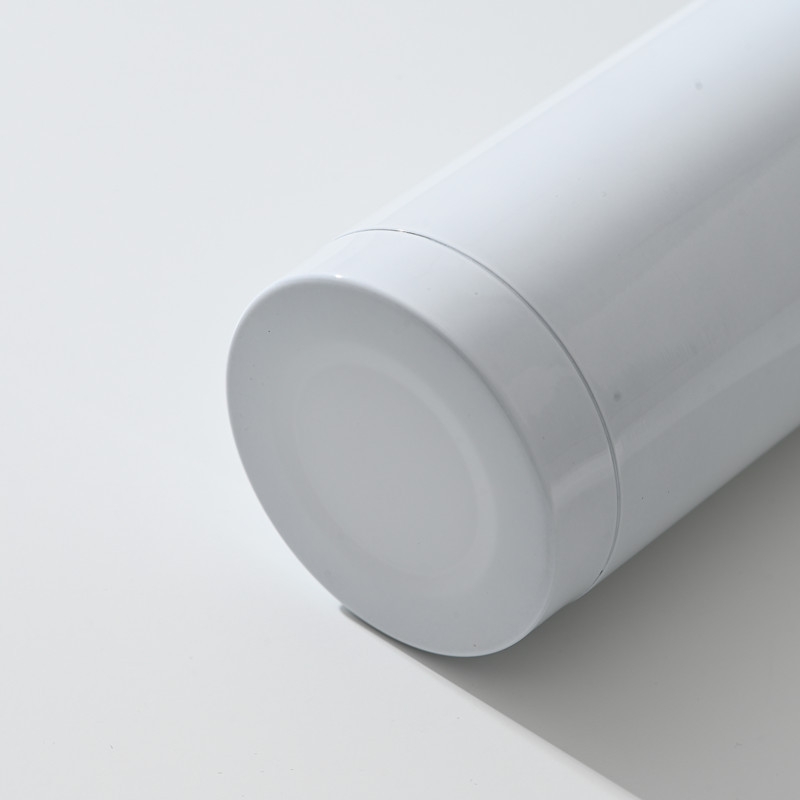 50 Pack YIPAI USA Warehouse 12oz White Sublimation Straight Skinny Tumblers with Plastic Slide Lids