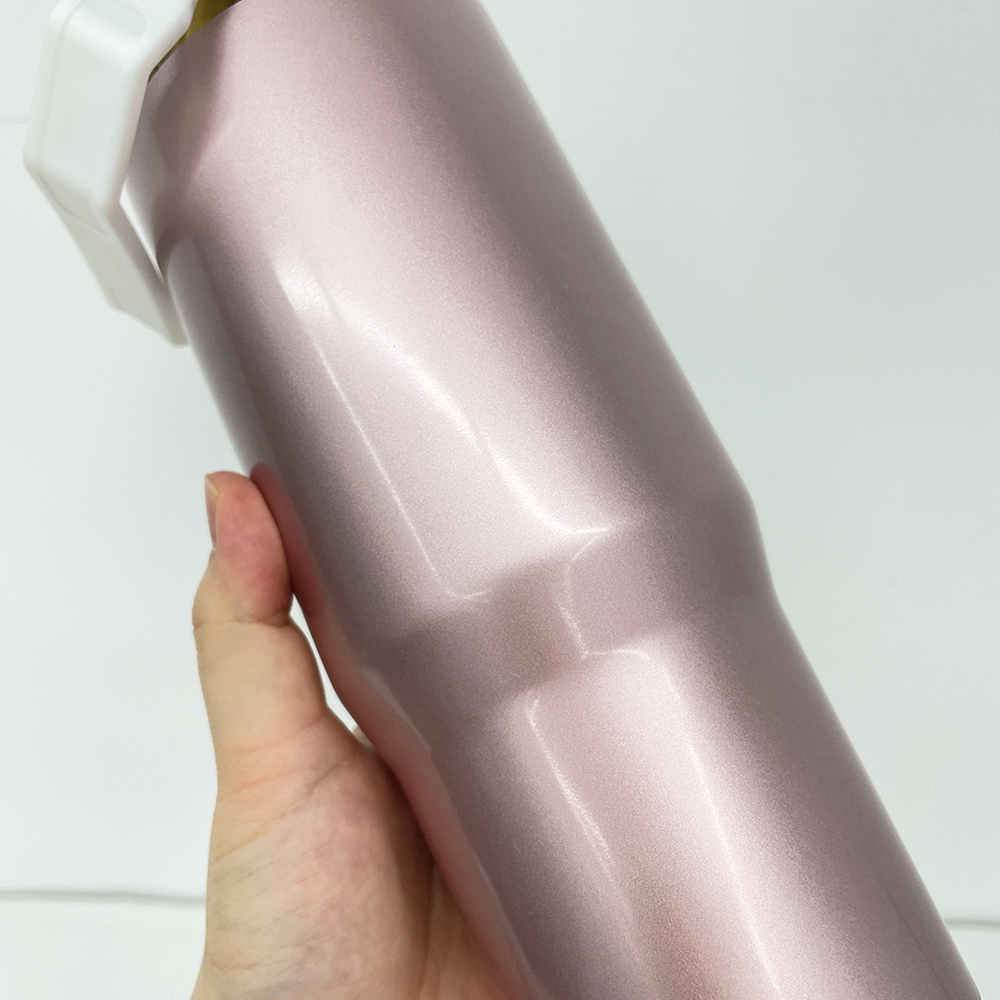 20 Pack YIPAI China Warehouse 20oz 30oz Shiny Rose Gold Tumblers with Mirror Gold Underneath Suit for Laser Engraving and Sublimation