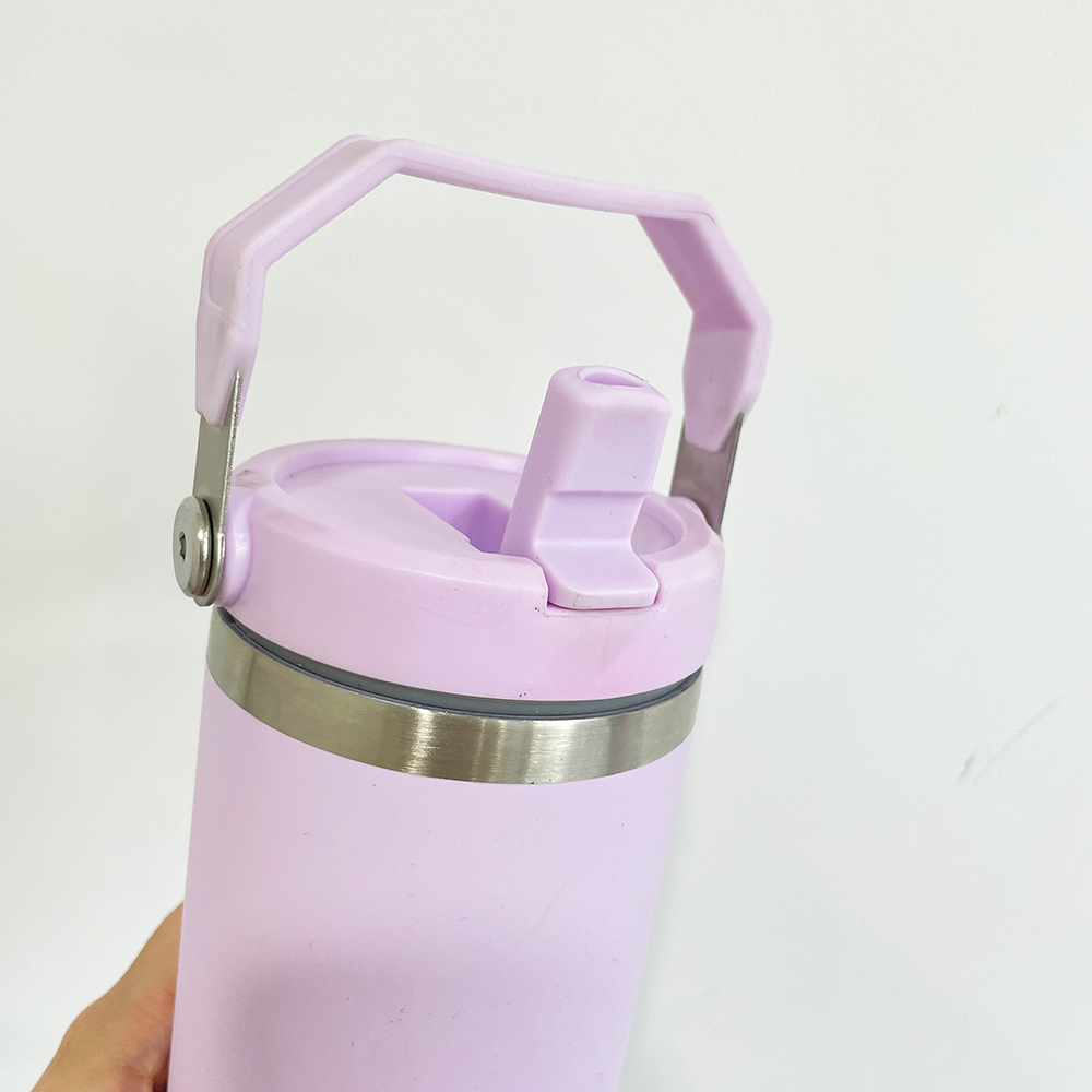 25Pack YIPAI USA Warehouse 30oz Stanley Style Matte Macaron Colors Flip Straw School Tumbler for Sublimation and UV DTF Wraps