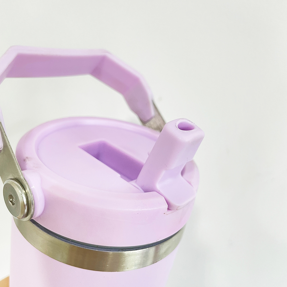 25Pack YIPAI USA Warehouse 30oz Stanley Style Matte Macaron Colors Flip Straw School Tumbler for Sublimation and UV DTF Wraps