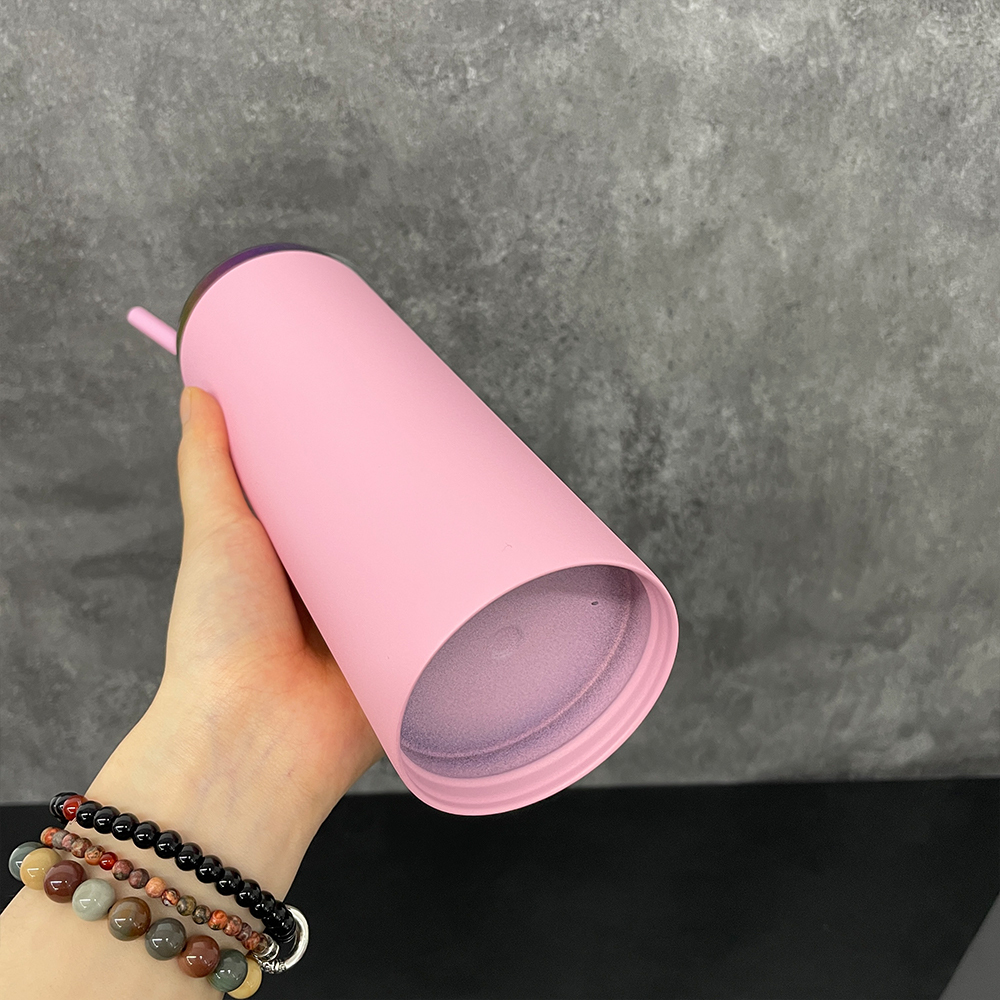 25 Pack YIPAI USA Warehouse Powder Coated 20oz Rainbow Plated Speaker Bluetooth Music Tumbler for Laser Engraving