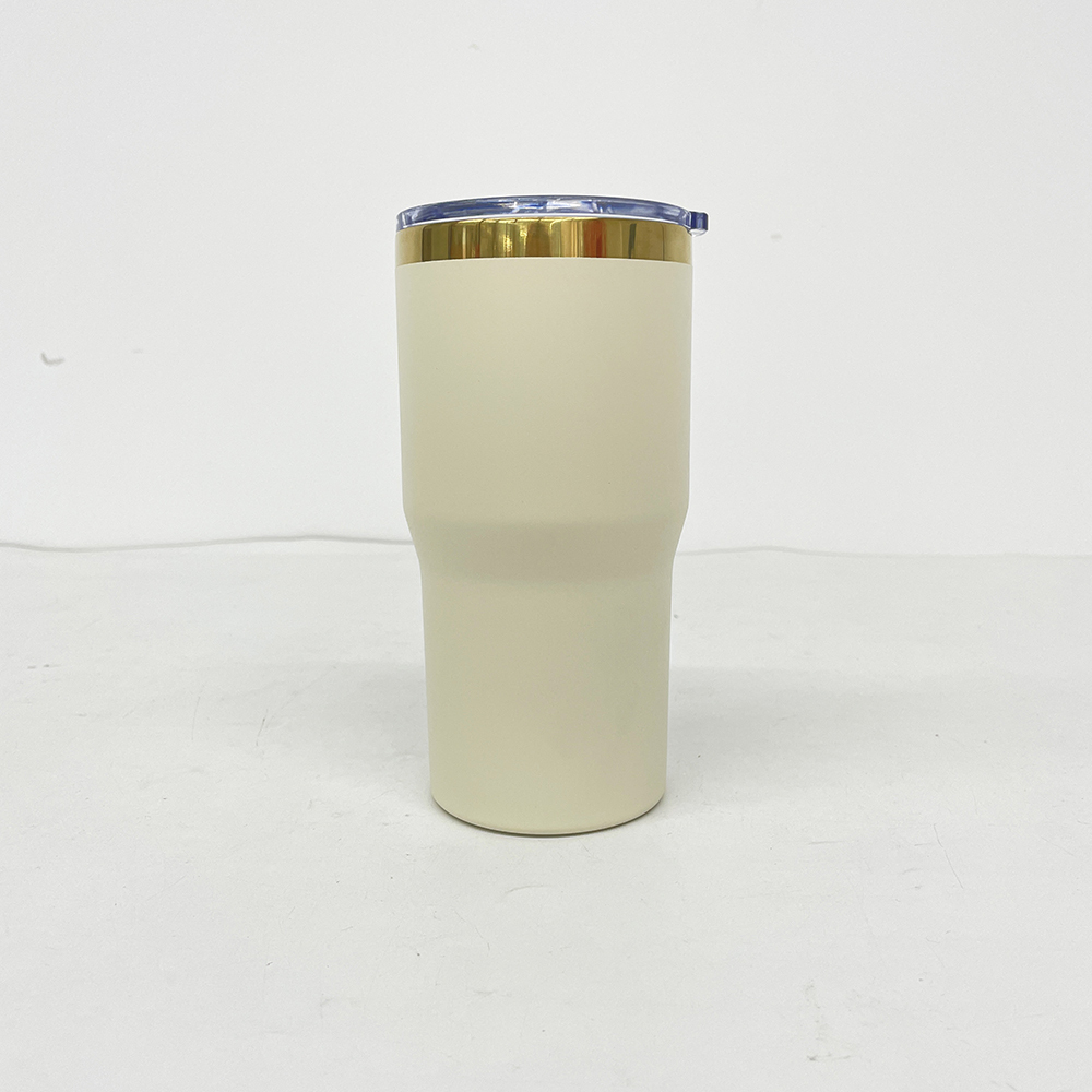 24 Pack YIPAI China Warehouse Mirror Gold Plated 20oz Coffee Travel Mug with Leak Proof Slide Lids for Laser Engraving
