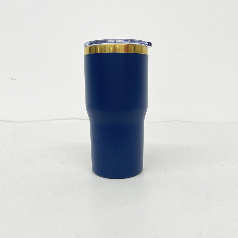 24 Pack YIPAI USA Warehouse Mirror Gold Plated 20oz Coffee Travel Mug with Leak Proof Slide Lids for Laser Engraving
