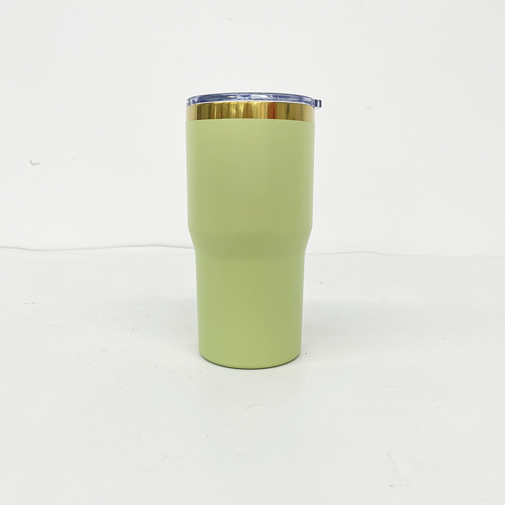 24 Pack YIPAI China Warehouse Mirror Gold Plated 20oz Coffee Travel Mug with Leak Proof Slide Lids for Laser Engraving