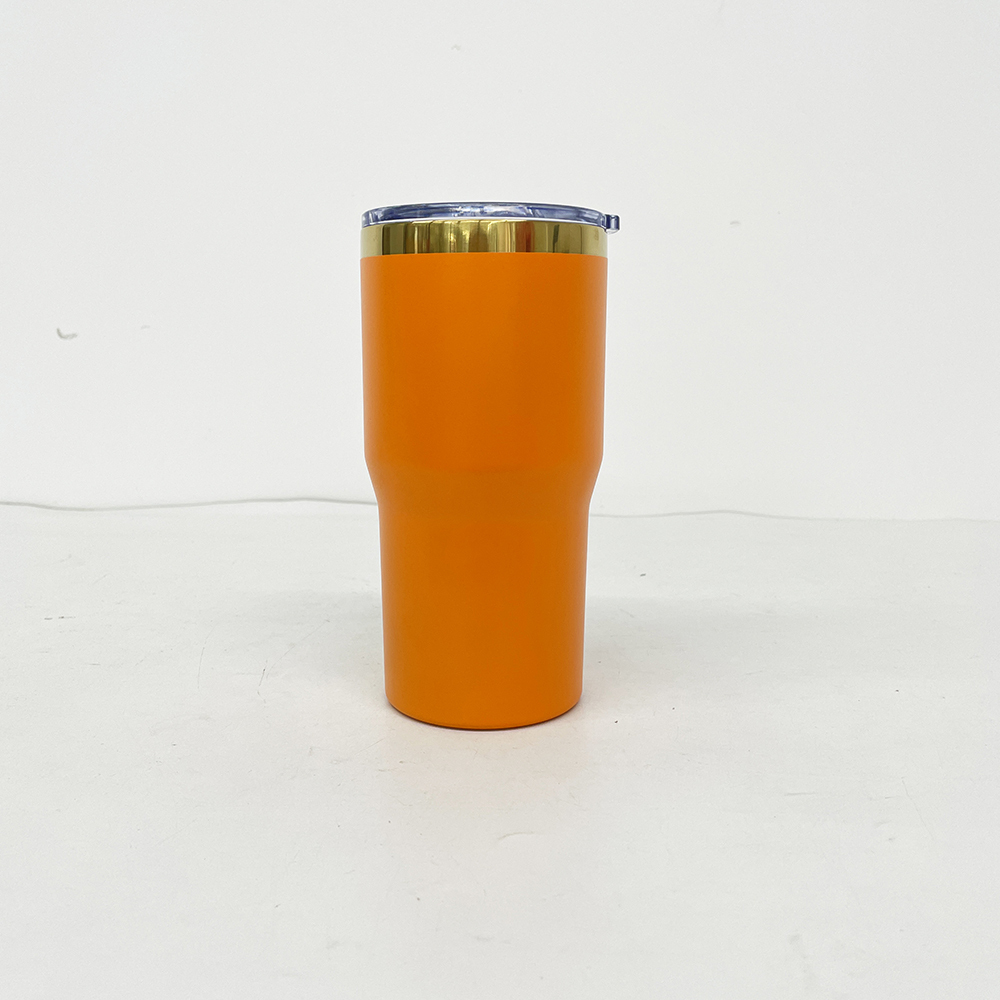 24 Pack YIPAI USA Warehouse Mirror Gold Plated 20oz Coffee Travel Mug with Leak Proof Slide Lids for Laser Engraving