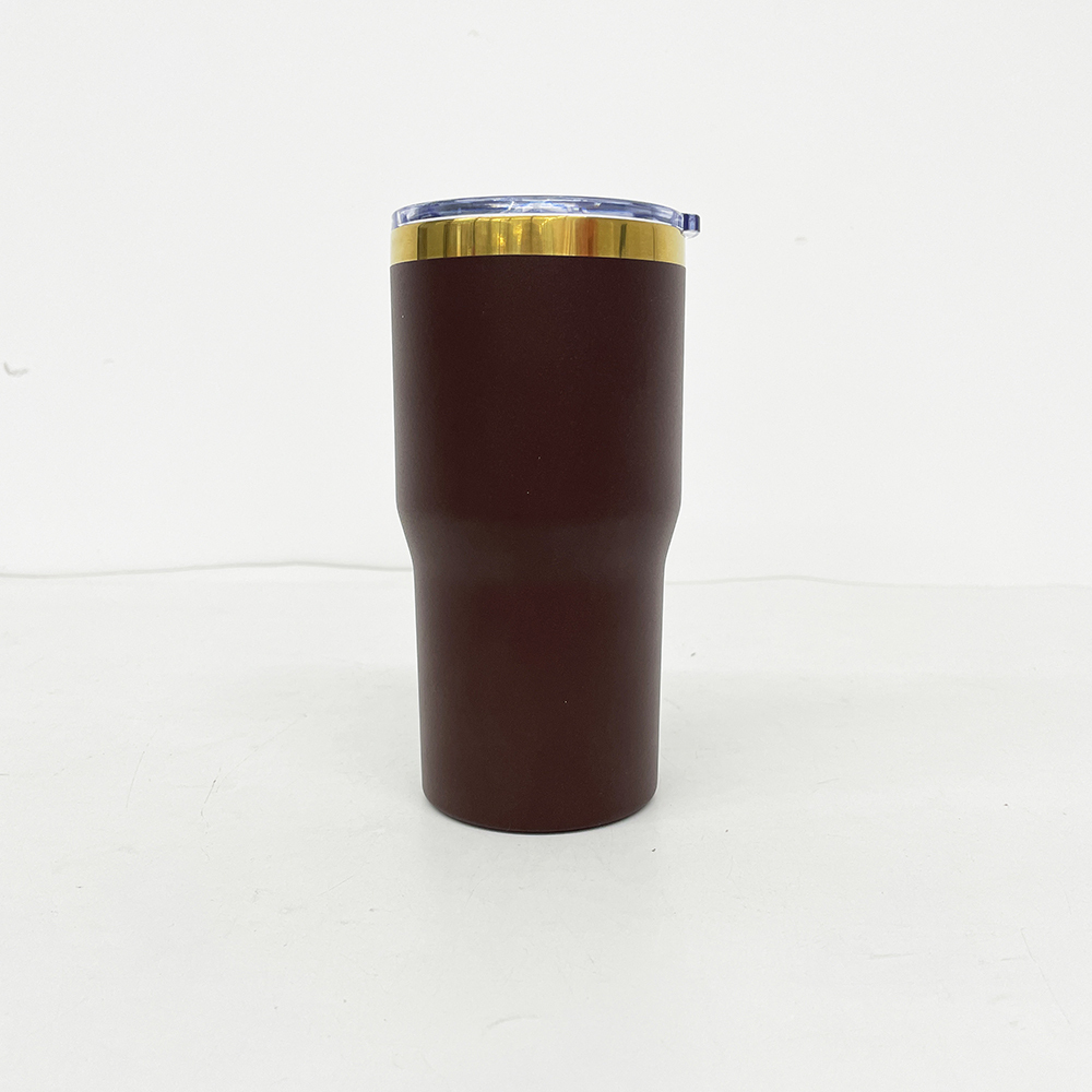 24 Pack YIPAI USA Warehouse Mirror Gold Plated 20oz Coffee Travel Mug with Leak Proof Slide Lids for Laser Engraving