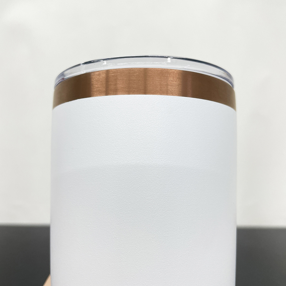 25 Pack China Warehouse 20oz Yeti Style powder coated copper underneath coffee car tumblers with Magnetic lids for laser engraving