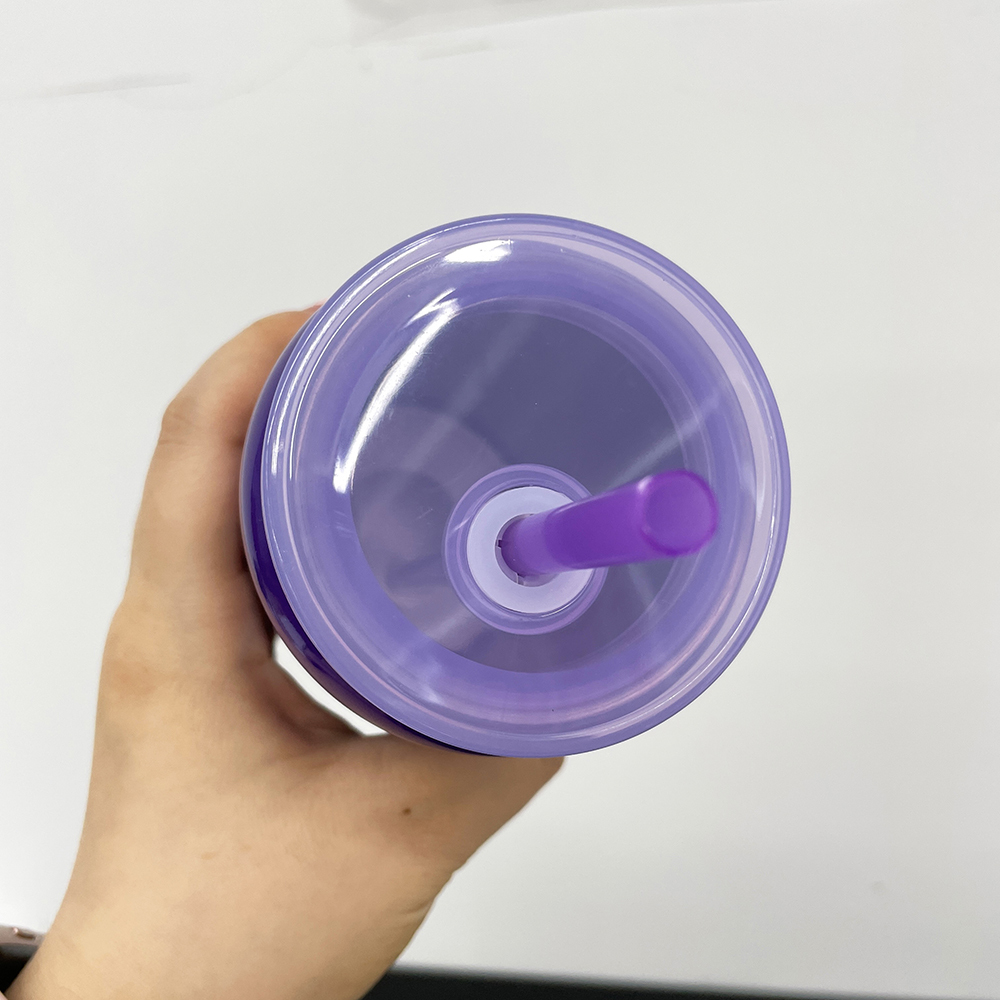 25 Pack YIPAI China Warehouse Blank Sublimation Halloween Purple and Black 16oz Stainless Steel Can for UV DTF Wraps