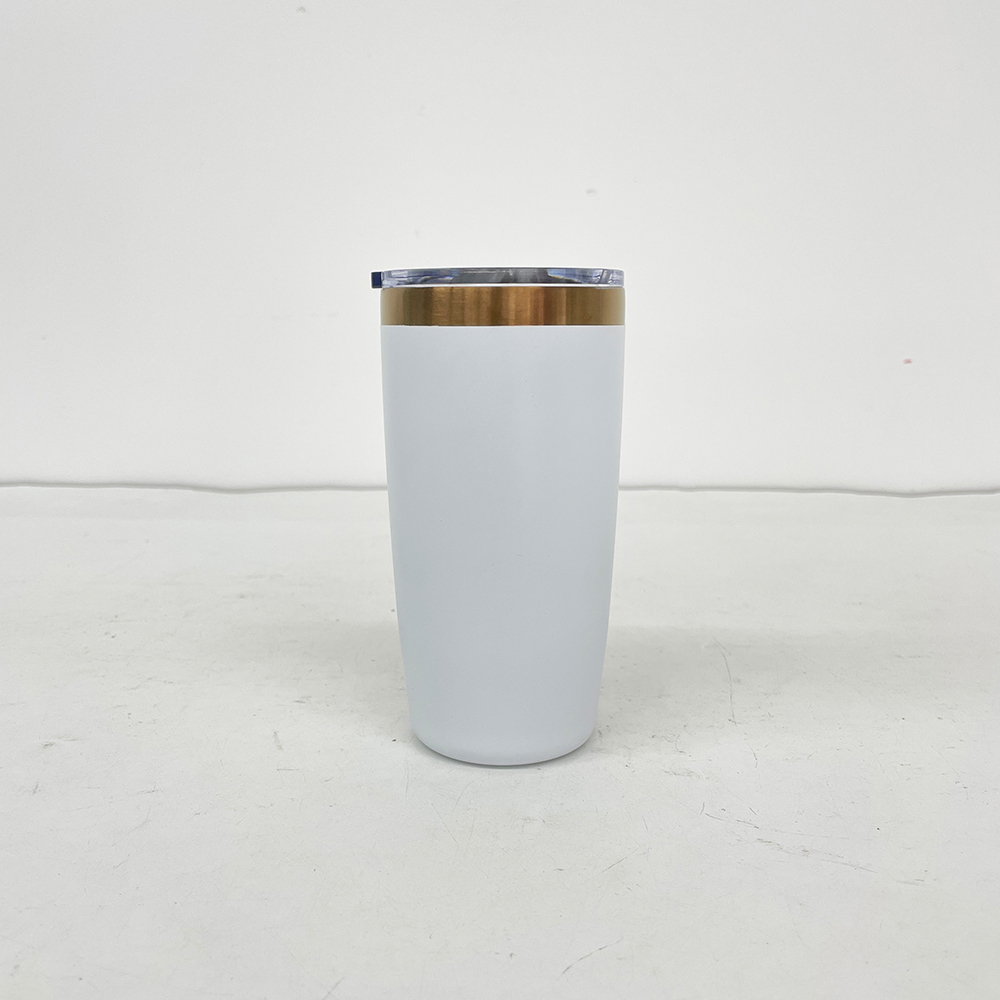 20 Pack YIPAI China Warehouse Mini Size Copper Underneath 10oz Coffee Mugs with Magnetic Lids for Laser Engraving