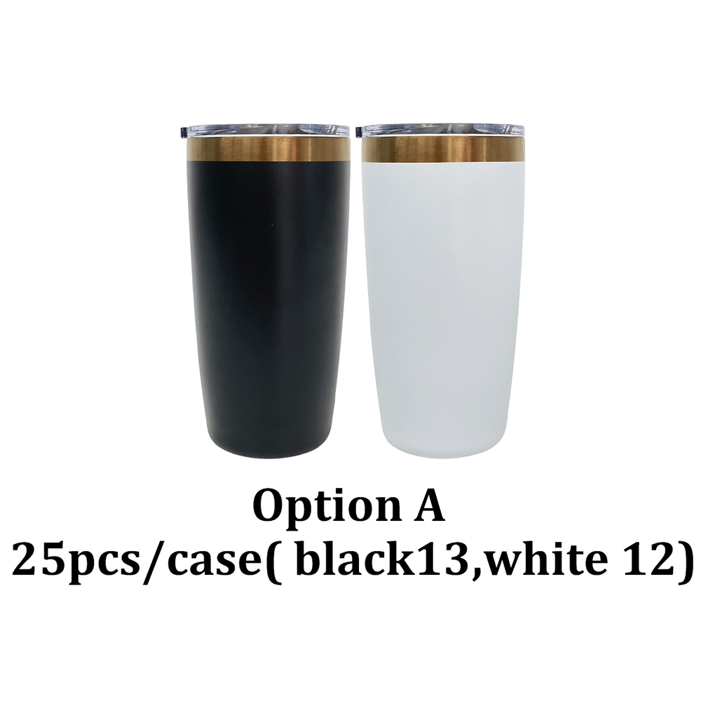 20 Pack YIPAI China Warehouse Mini Size Copper Underneath10oz Coffee Mugs with Magnetic Lids for Laser Engraving