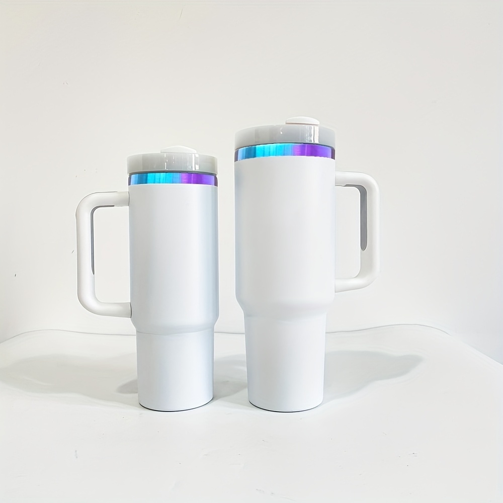 20 Pack YIPAI USA Warehouse White Black Chroma Quencher H2.0 Powder Coat 30oz Blue-Purple Plated Tumbler with Handle for Laser Engraving