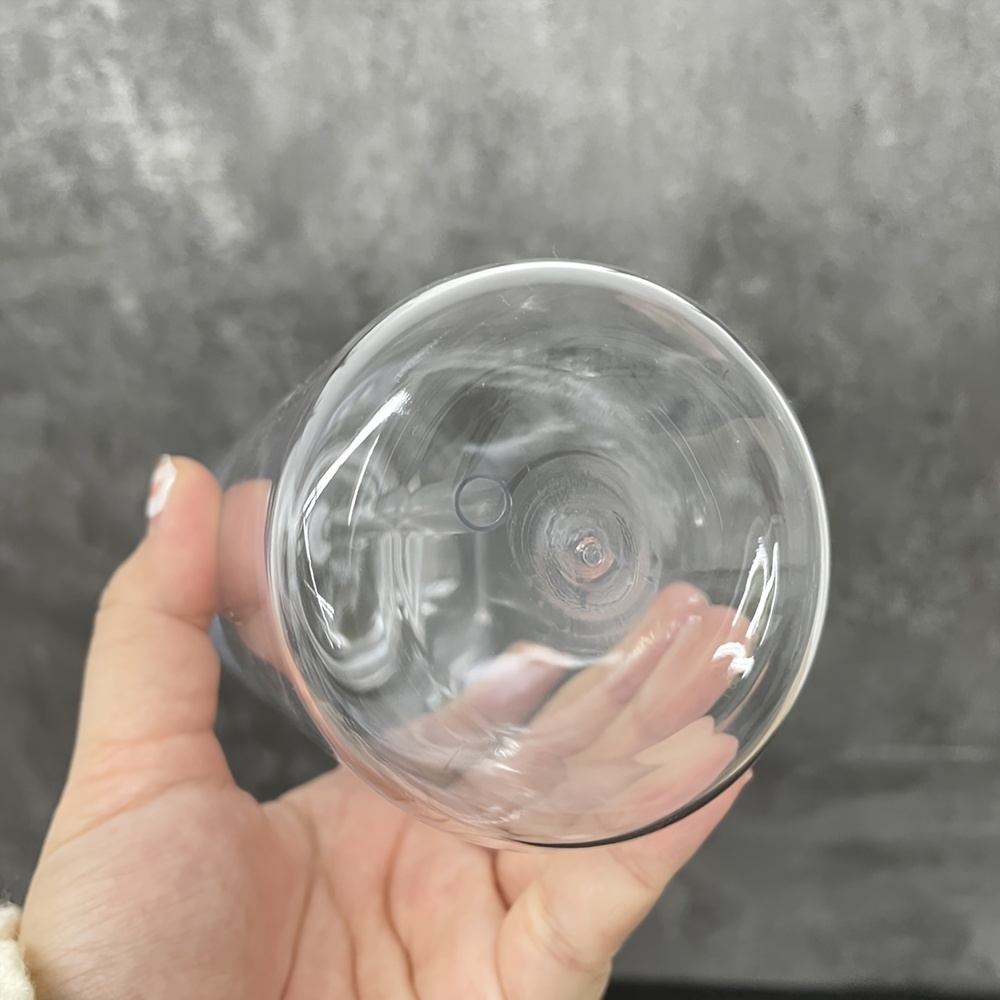 10PACK/25PACK YIPAI USA Warehouse 20oz Can Shaped Clear Transparent Plastic Can Cups With Lid With Straw For Uv Dtf Wrap