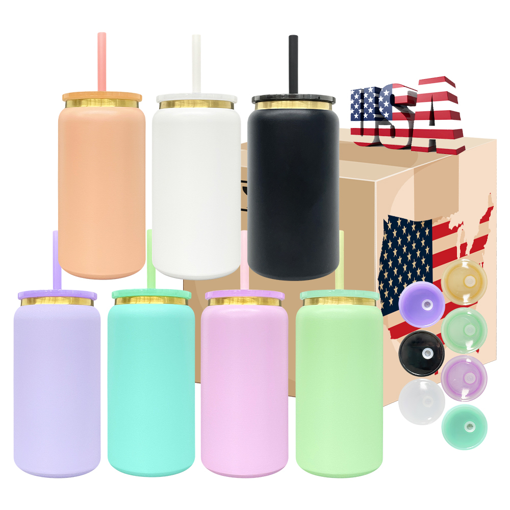 25 Pack YIPAI USA Warehouse 16oz Gold Underneath Vacuum Insulated Stainless Steel Can