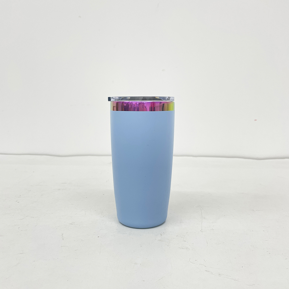 20 Pack YIPAI China Warehouse Mini Size Rainbow Underneath 10oz Coffee Mugs with Magnetic Lids for Laser Engraving